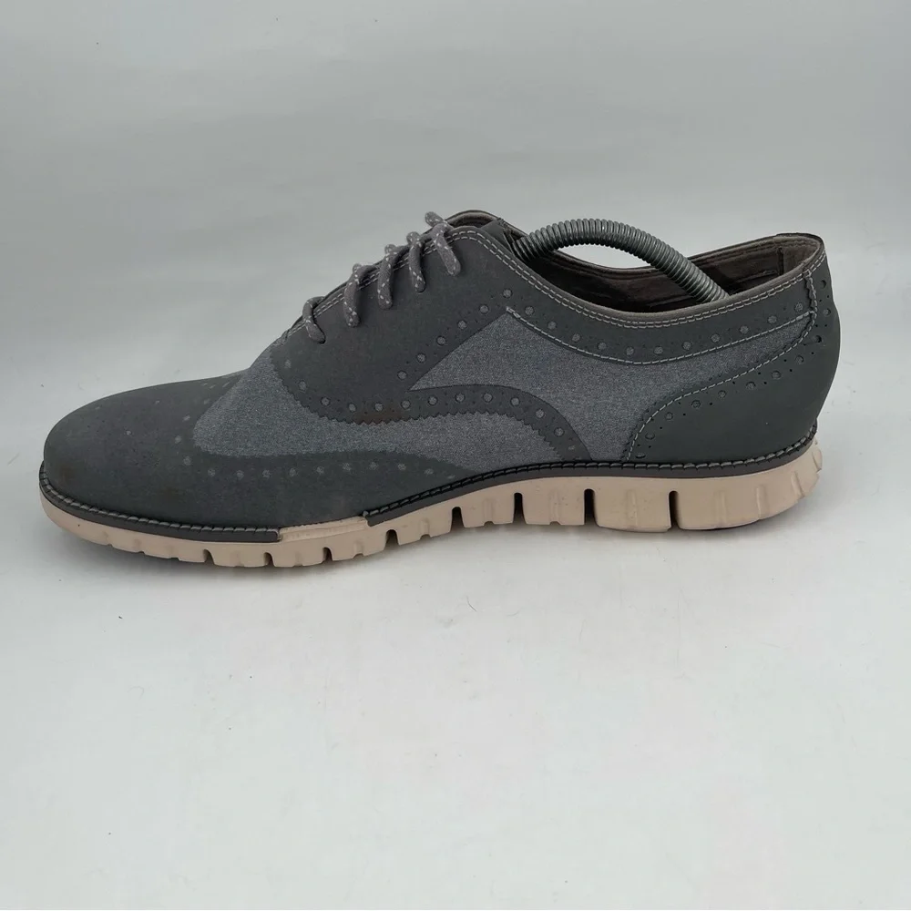 Cole Haan Men’s Zerogrand Embrostitch - SZ 12 M - Blue Wingtip Oxford Sneaker